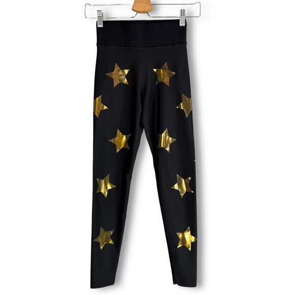 Ultracor Lux Essentials Gold Star Knockout Ultra High Black Active Leggings XS - Picture 2 of 9